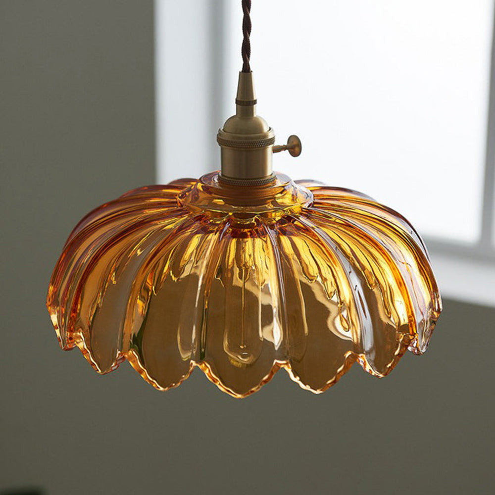 Vintage Flower Pendant Light