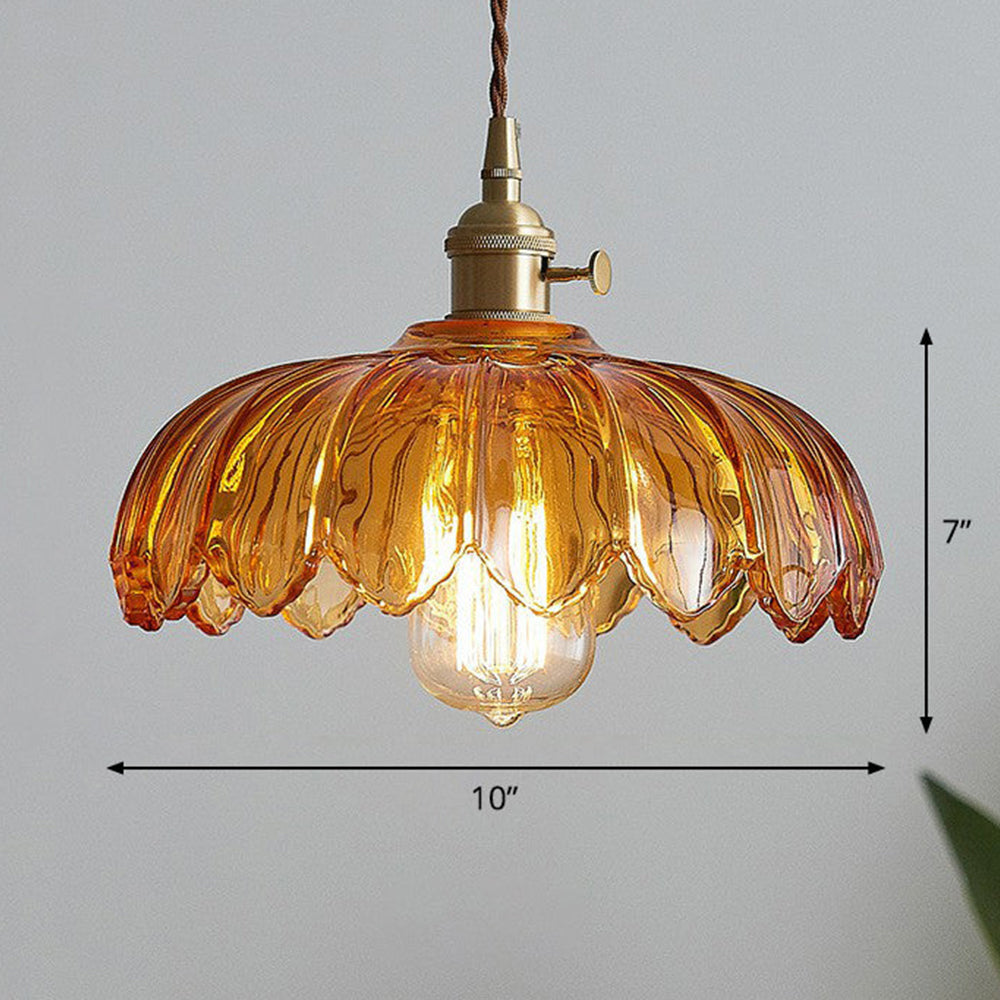 Vintage Flower Pendant Light