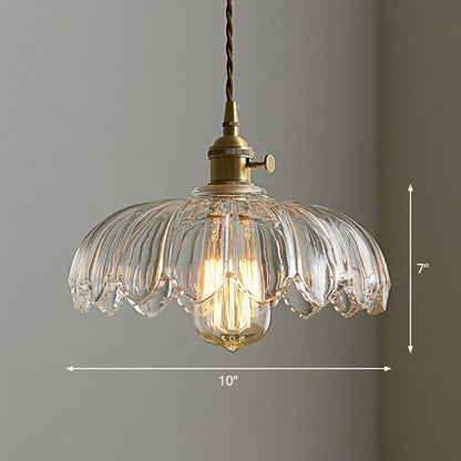 Vintage Flower Pendant Light