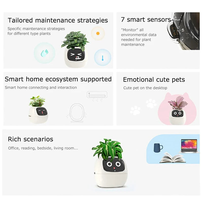 AI Smart Sensor Indoor Planter