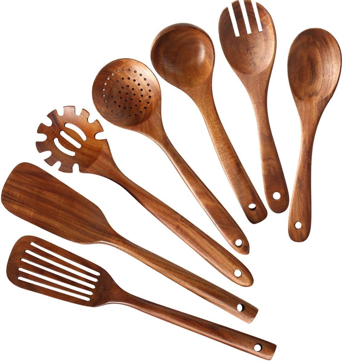 Wooden Cooking Utensils Set (7Pcs)