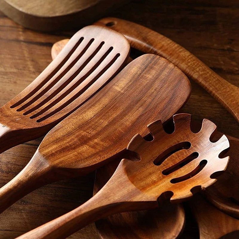 Wooden Cooking Utensils Set (7Pcs)