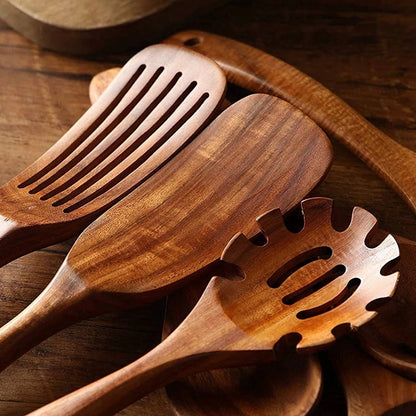 Wooden Cooking Utensils Set (7Pcs)