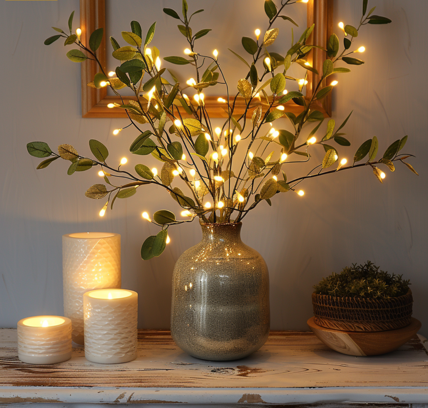 LED Fairy Light Olive Branch