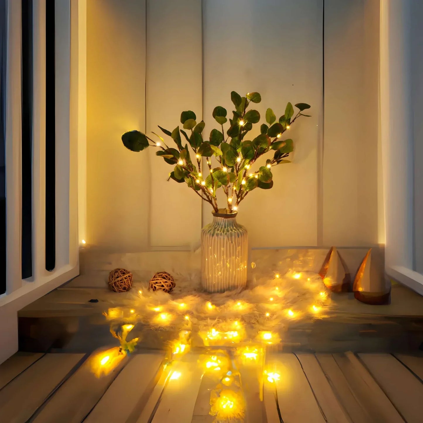 LED Fairy Light Olive Branch