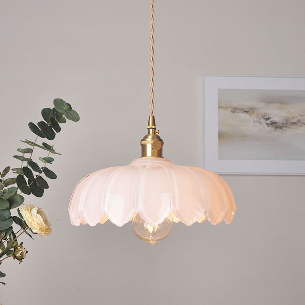 Vintage Flower Pendant Light