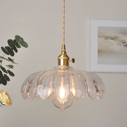 Vintage Flower Pendant Light