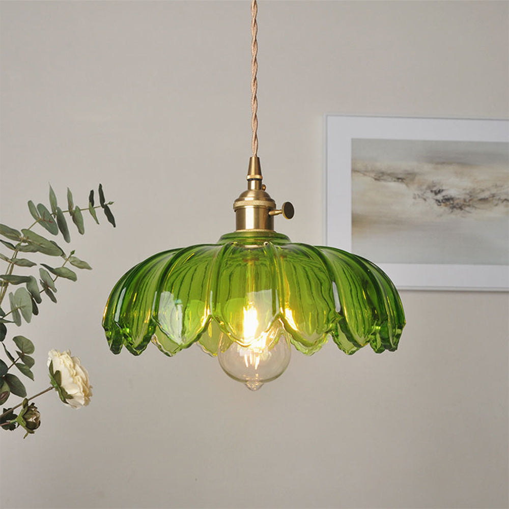 Vintage Flower Pendant Light