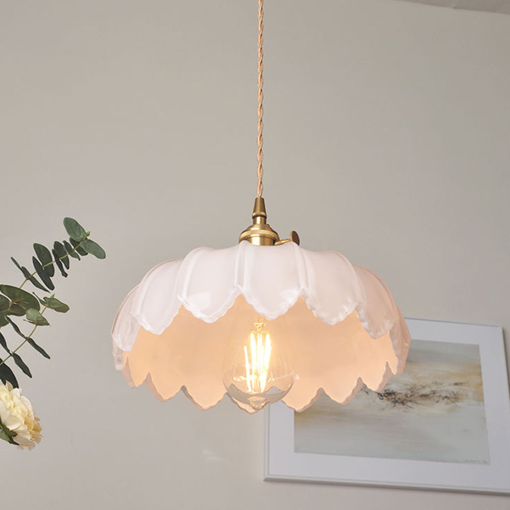 Vintage Flower Pendant Light