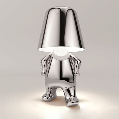 Cordless Thinker Man LED Table Lamp