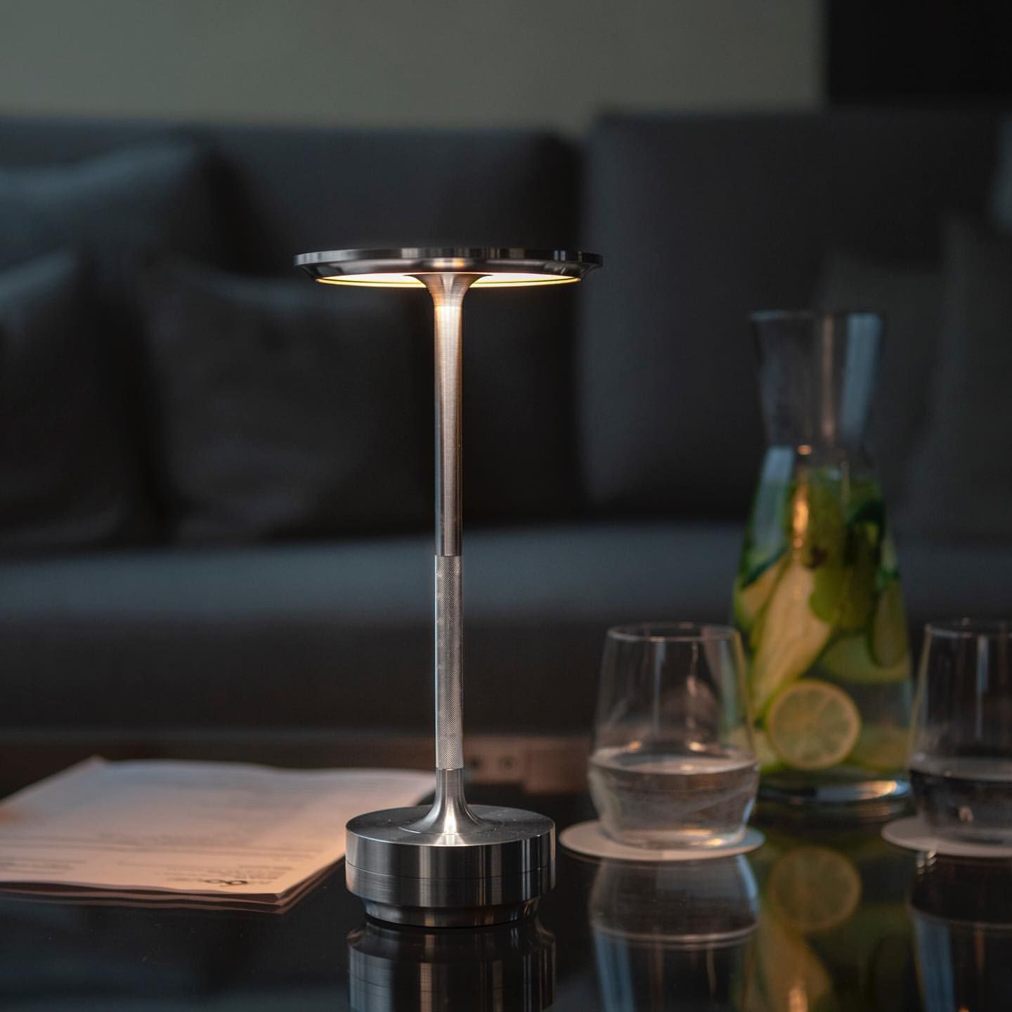 Cordless Modern Aura Table Lamp