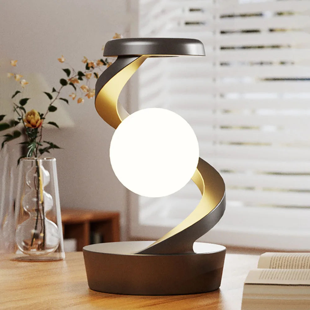 Floating Ball Wireless Table Lamp