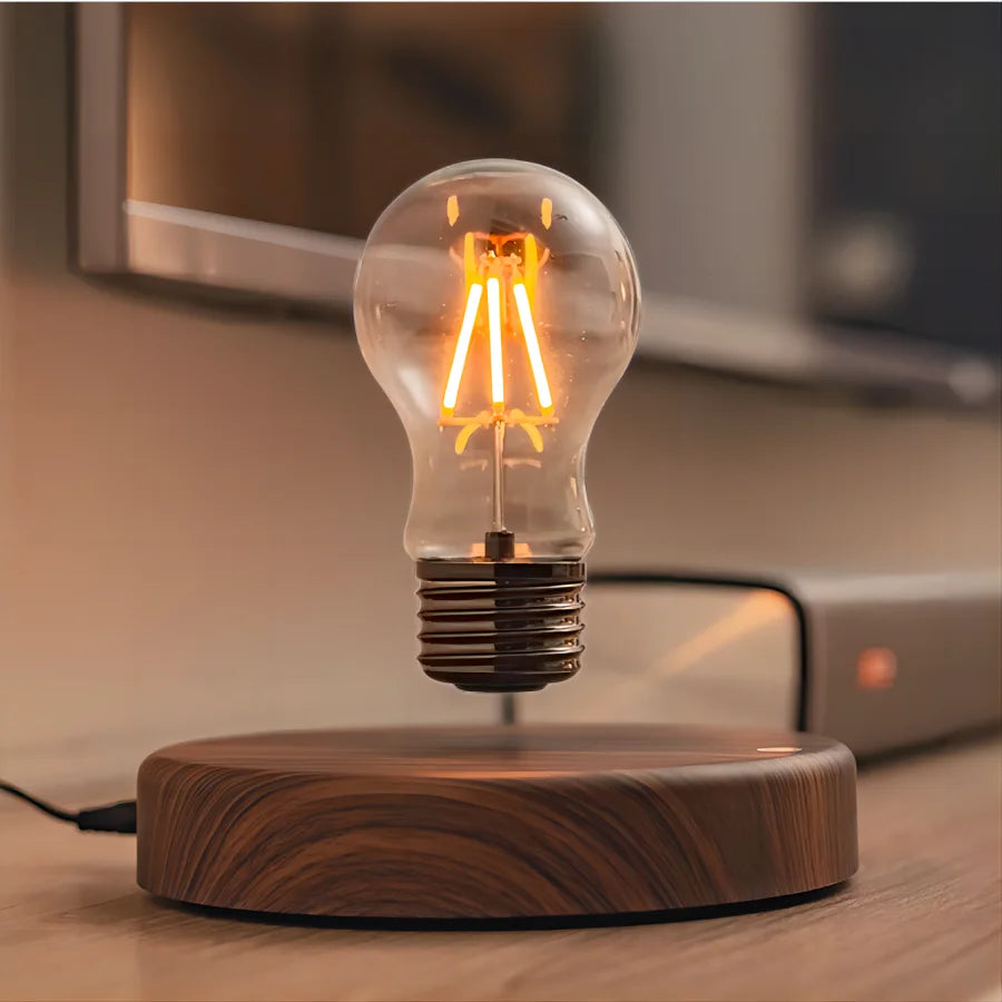 Innovative Table Lamp with Floating Design