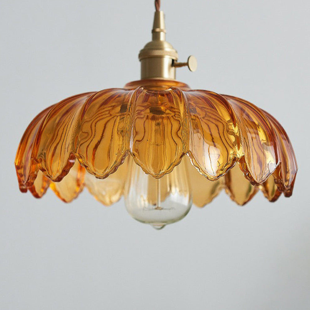 Vintage Flower Pendant Light