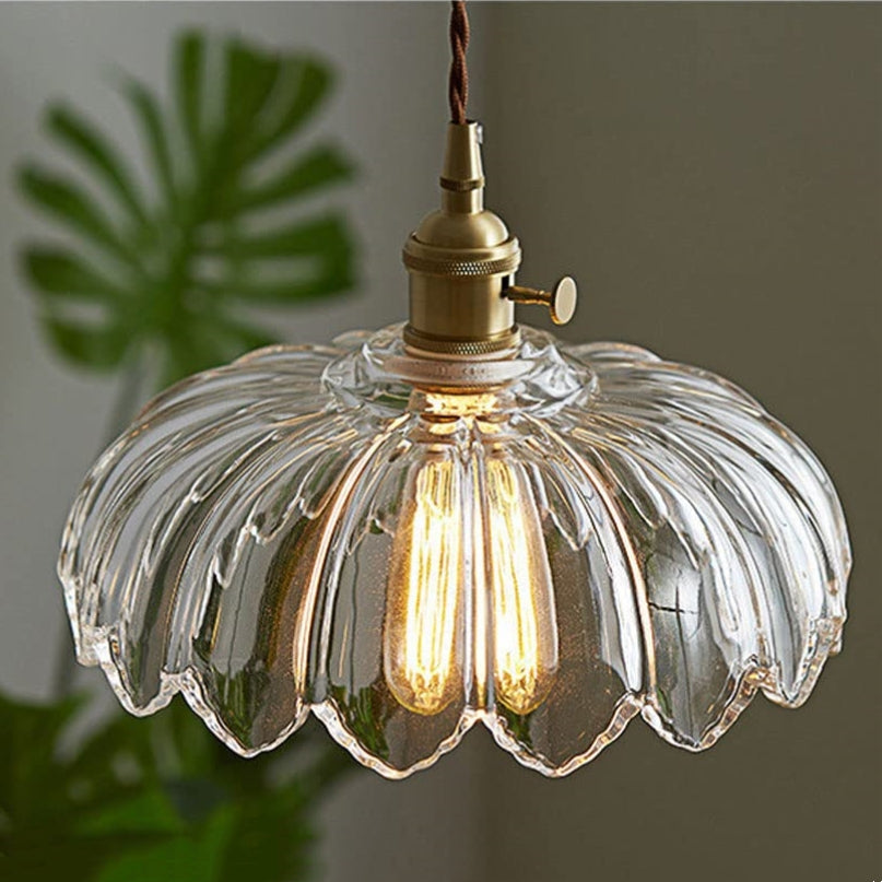 Vintage Flower Pendant Light