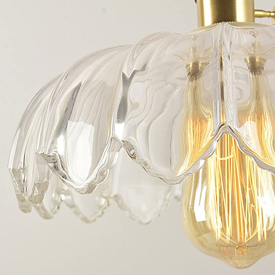 Vintage Flower Pendant Light