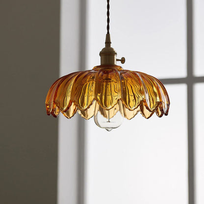 Vintage Flower Pendant Light