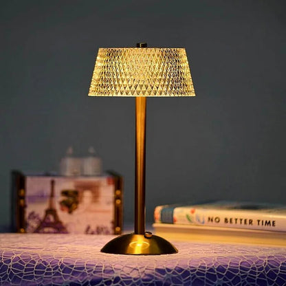 Sparkling Crystal Cordless Table Lamp